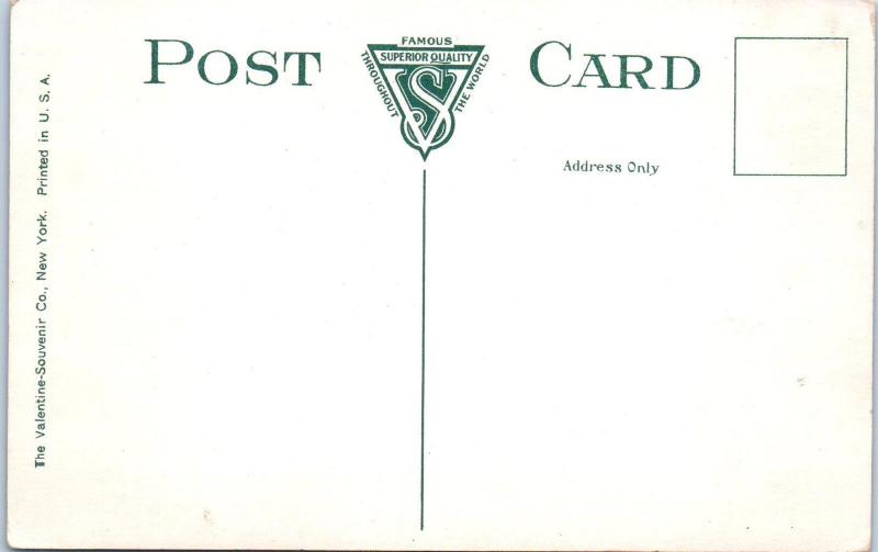 HANNIBAL, MO Missouri   LOVERS' LEAP & TOWN, RIVER   c1910s   Postcard 