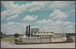 Towboat George M Verity,Museum,Keokuk,IA Postcard