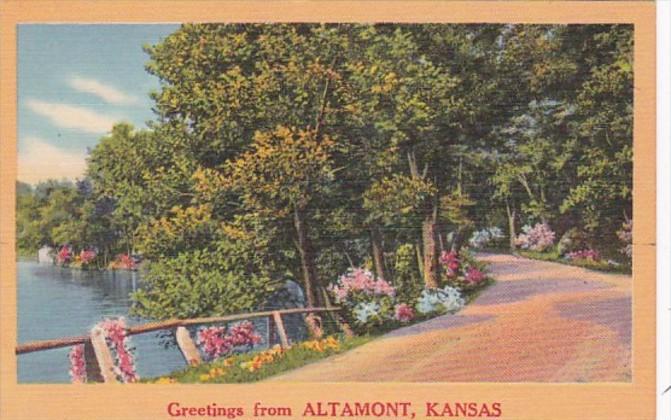 Kansas Greetings From Altamont