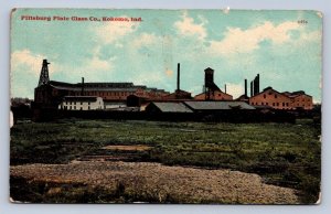 J91/ Kokomo Indiana Postcard c1910 Pittsburg Plate Glass Co Factory  366