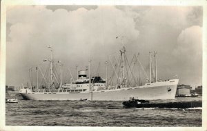 Koninklijke Hollandsche Lloyd MS Graveland Ship RPPC 08.41