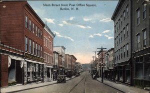 Berlin NH Main St. FW Woolworth Store c1910 Postcard