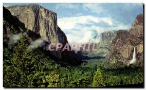 Old Postcard Yosemite National Park California As Seen From The Wawona Road