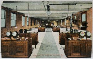 Harrisburg Pa Interior Of Filter Plant Postcard E5 #1