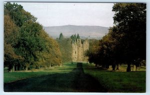 Glamis Castle In Autumn Angus SCOTLAND UK Postcard