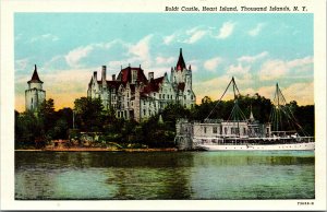 Vtg 1920s Boldt Castle Heart Island Thousand Islands New York NY Postcard