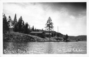 Real Photo Auberge Camp Lajoie St Donta C Montealm Canada Antique Postcard L2646