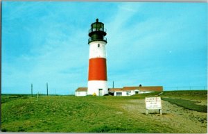 Sankaty Head Lighthouse, Nantucket, MA Vintage Postcard E77