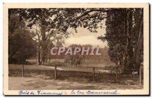 Old Postcard Bois de Vincennes Daumesnil Lake