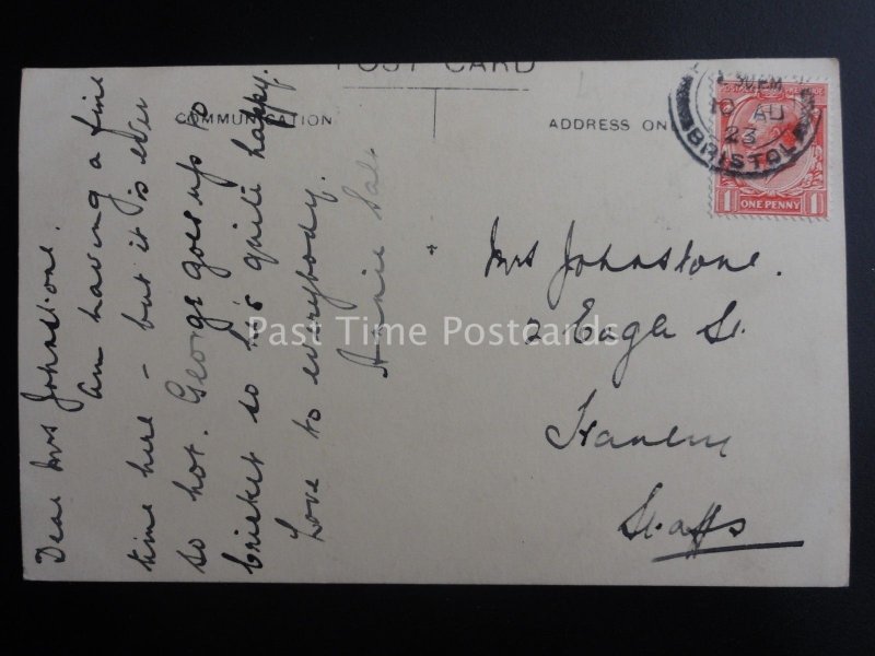 Bristol STAPLETON BLACK ROCKS c1923 Old RP Postcard by Garrett 415