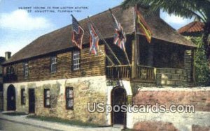 Oldest House in the US - St Augustine, Florida FL  