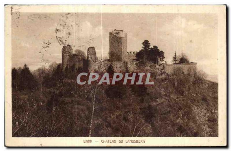 Old Postcard Barr Château du Landsberg