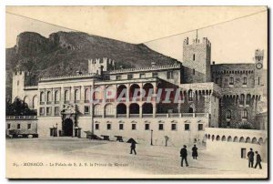 Old Postcard Monaco Palace of Monaco HSH Prince