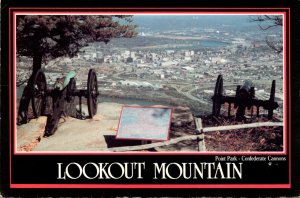 Tennessee Chattanooga Lookout Mountain Point Park Confederate Cannons