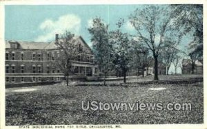 State Industrial Home for Girls - Chillicothe, Missouri MO Postcard