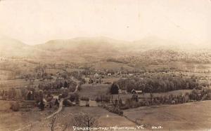Dorset In The Mountains Vermont Birdseye View Real Photo Antique Postcard K40726