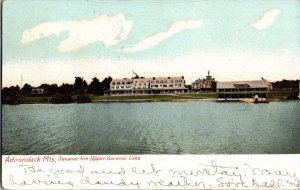 Saranac Inn, Upper Saranac Lake Adirondack Mts NY UDB Vintage Postcard L57