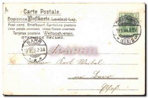 Old Postcard Fantasy Flowers