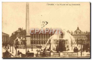 Postcard The Old Paris Concorde Square