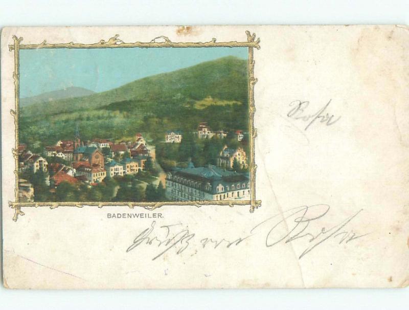 Pre-1907 BADENWEILER Breisgau-Hochschwarzwald - Baden-Wurttemberg Germany i5333