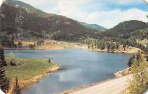 Lake Isabel Nat'l Forest Colorado view of recreation area vintage pc Z51256