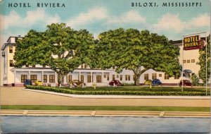 Linen Postcard Hotel Riviera in Biloxi, Mississippi