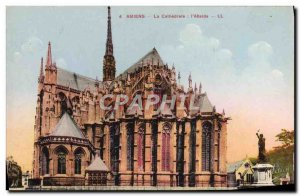 Old Postcard Amiens Cathedrale l & # 39Abside