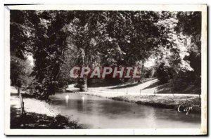 Old Postcard Chalons Sur Marne Garden and Canal du Jard