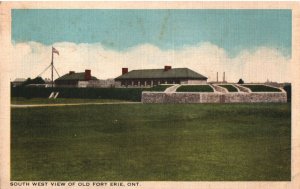 VINTAGE POSTCARD OLD FORT ERIE ONTARIO CANADA POSTED 1940