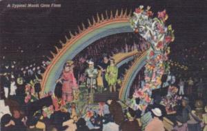 Louisiana New Orleans Typical Mardi Gras Float Curteich