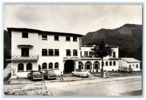 1955 San Antonio Restaurant Building Tamazunchale Mexico RPPC Photo Postcard