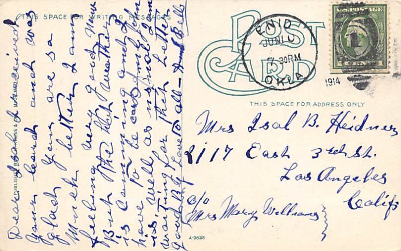 Carnegie Library Enid, Ohio OH Postcard