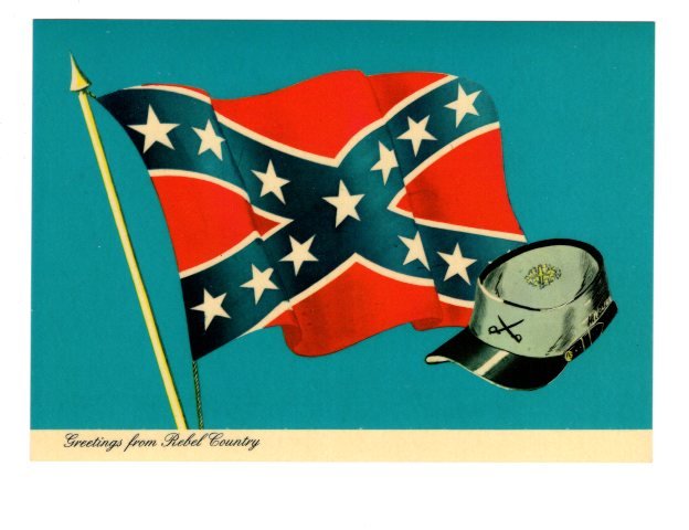 Greetings from Rebel Country, Confederate Flag