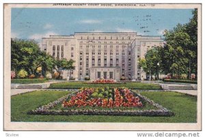 Exterior,  Jefferson County Court Houe,  Birmingham,  Alabama,   PU_1944