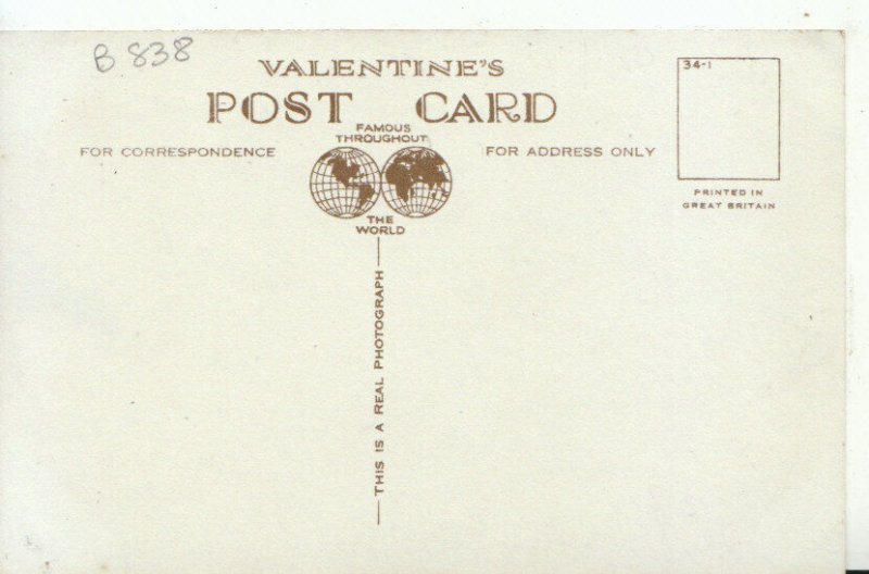 Wales Postcard - Aberystwyth from Constitution Hill - Real Photo - Ref 13365A