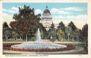 West View of State Capitol Sacramento CA