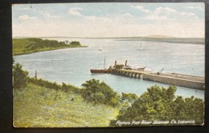 Mint Ireland Color Picture Postcard Pier River Shannon Limerick