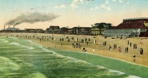 Postcard Early View of Moonstone Beach, Redondo Beach, CA.    Q2