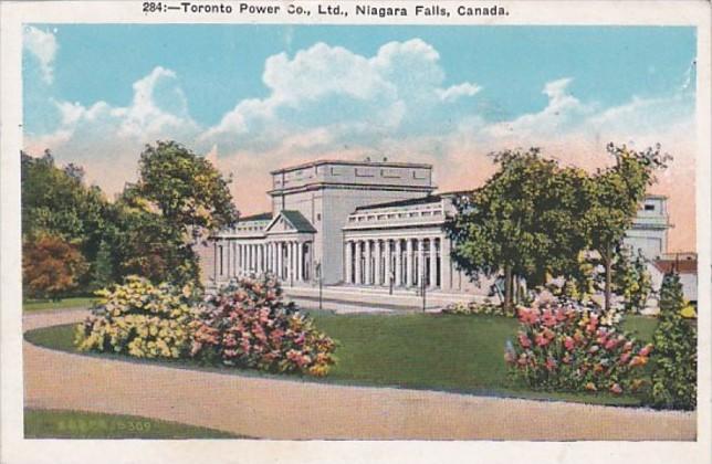 Canada Ontario NIagara Falls Toronto Power Company 1930