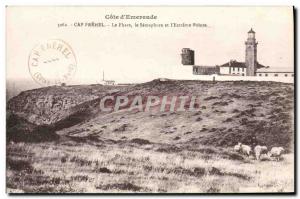 Postcard Old Cap Frehel Lighthouse and the Semaphore Pointe & # 39extreme