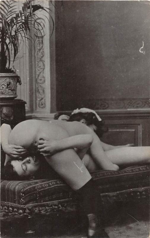 D27/ Spain Foreign RPPC Postcard c1910 Nude Women Men Sexual XXX 11