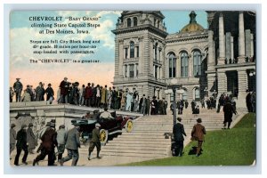 C. 1910 Chevrolet Des Moines Iowa Postcard P191E