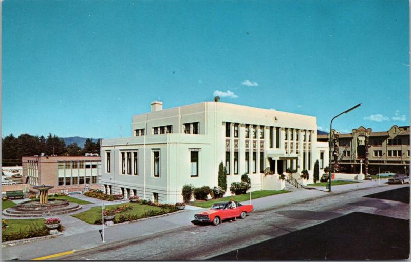 City Hall Prince Rupert BC British Columbia Unused Vintage Postcard D39 