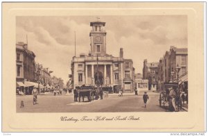 WORTHINGTON, Sussex, England, 1900-1910's; Town Hall And South Street