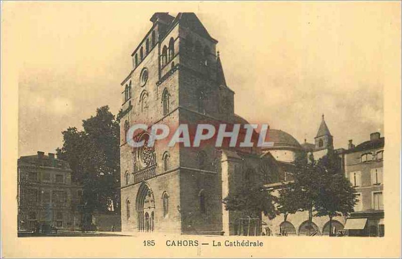 Postcard Old Cahors Cathedral