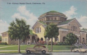 Church Calvary Baptist Church Clearwater Florida 1946 Curteich