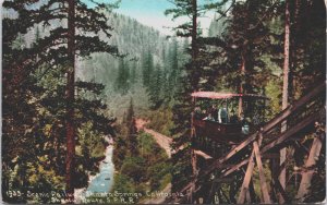 Scenic Railway Shasta Springs California Vintage Postcard C142