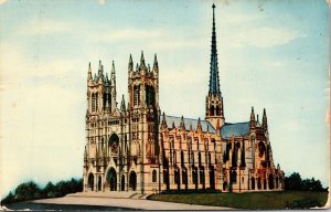Cathedral St John Divine New York City Gothic Postcard VTG UNP Koppel Vintage  