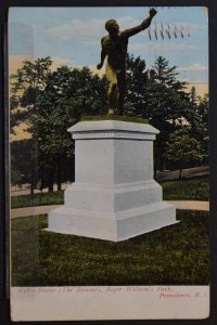 Providence, RI - Statue (The Runner), Roger William's Park - 1908