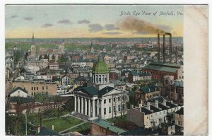 Norfolk, Virginia,  Vintage Postcard Birds-eye View